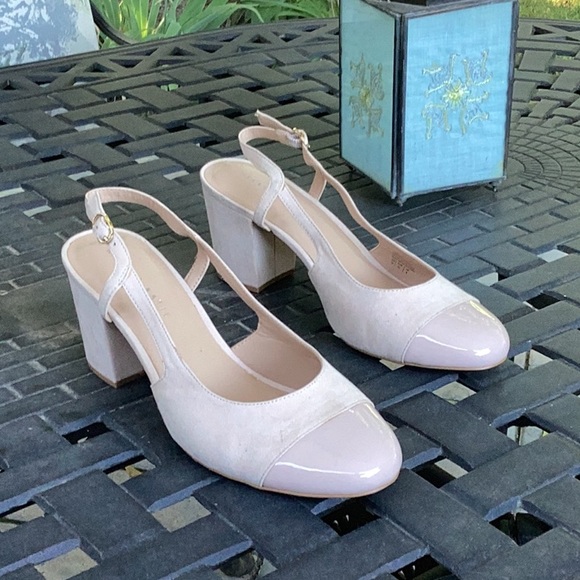 Kelly and Katie Dusty Rose block heel sandals - Picture 1 of 8